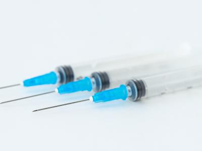 three syringes