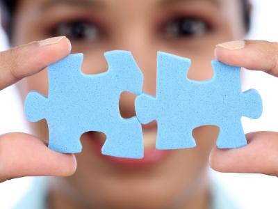 Photo of puzzle pieces