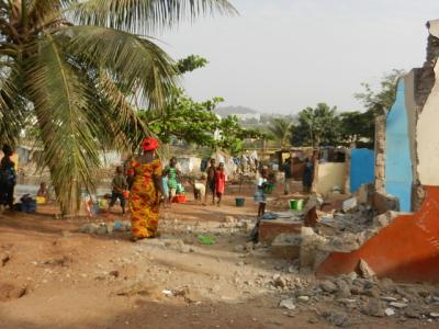 Freetown slum