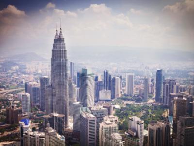Kuala Lumpur aerial view