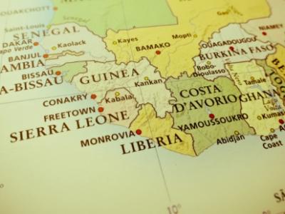 Liberia map