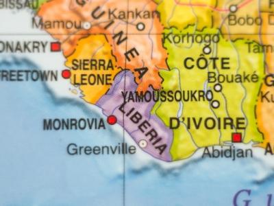 Liberia map