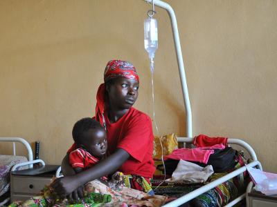 malaria mom and baby