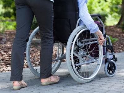 Man in wheelchair