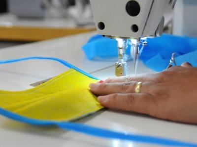 Sewing masks in Brazil