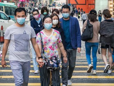 Mask wearing in Hong Kong