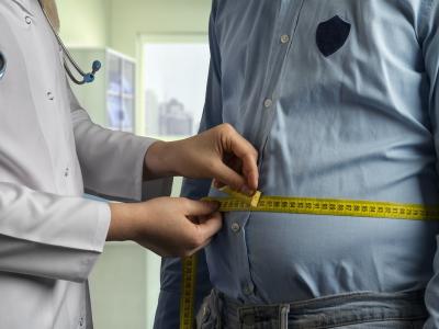 Measuring overweight belly