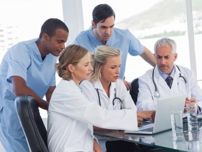 Medical team consult