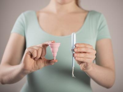 Mentrual cup and tampon