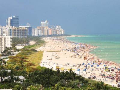 Miami Beach aerial view