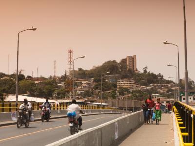 Monrovia street scene
