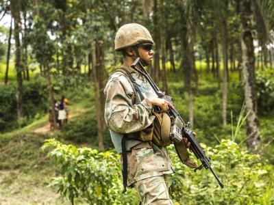 MONUSCO soldier in DRC