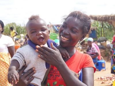 Mother baby in Africa