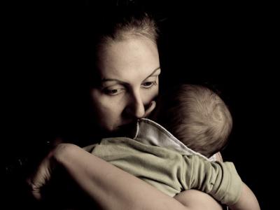 Mother with baby