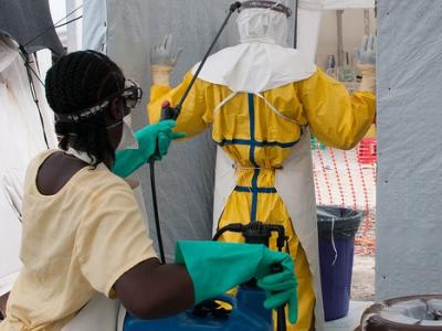MSF Ebola treatment unit