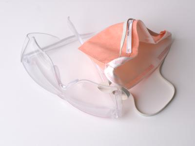 Respirator and goggles