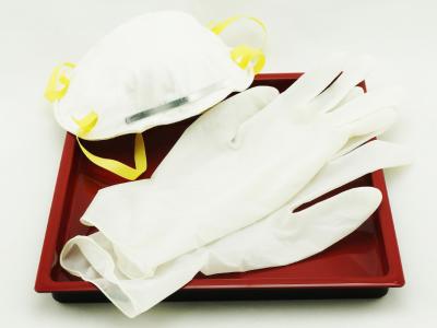 N-95s and gloves