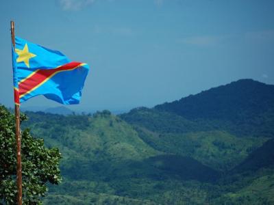 North Kivu with DRC flag
