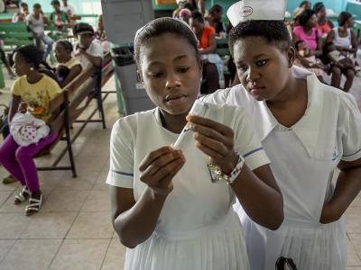 Nurses in Haiti