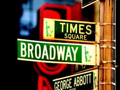 New York City sign post