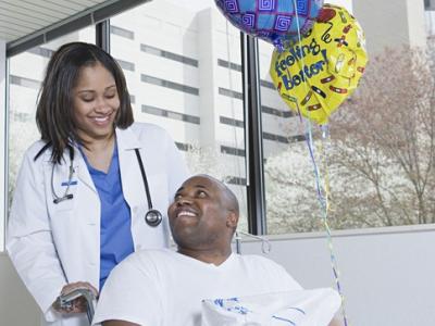 Patient discharged from hospital