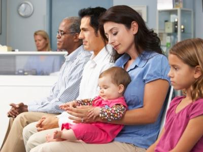 Patients in waiting room