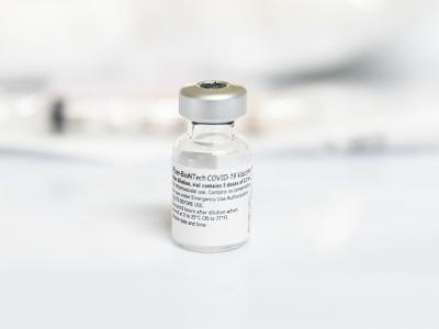 Pfizer COVID-19 vaccine vial