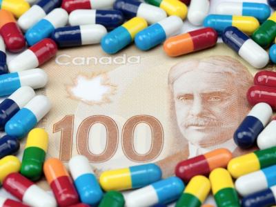 Pills and Canada money