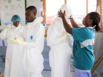 PPE routine in Ebola treatment center