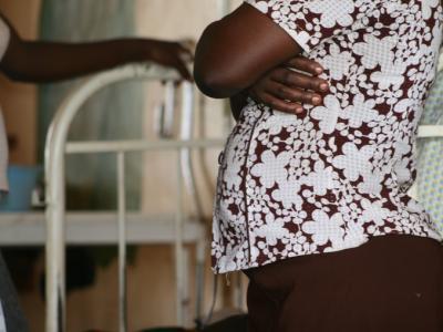 Pregnant African woman