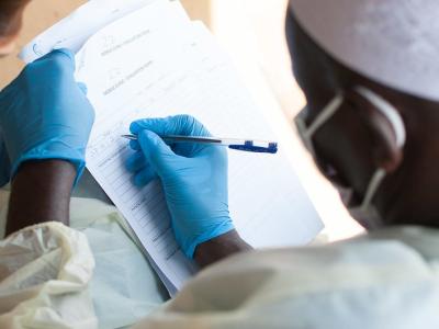Medical record-keeping in mobile clinic