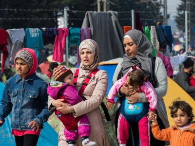 Refugee camp Greece