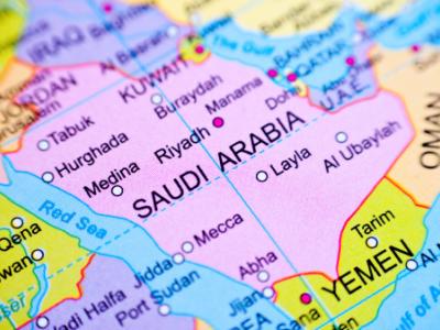 Saudi Arabia map