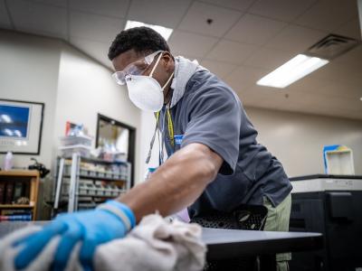 School deep cleaning