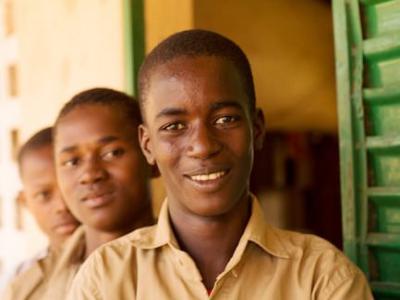 Schoolchildren in Guinea