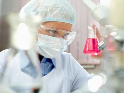 Scientist in lab