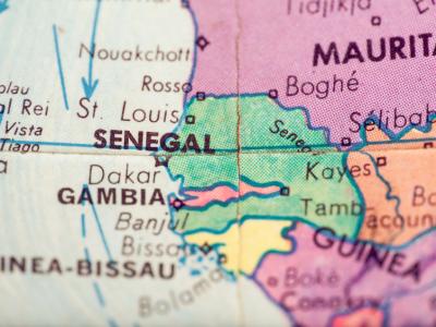 Map of Senegal