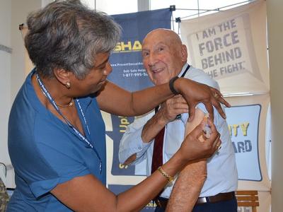 Senior flu vaccination