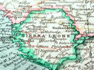 Sierra Leone map