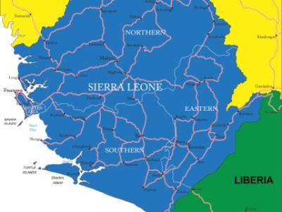 Sierra Leone map