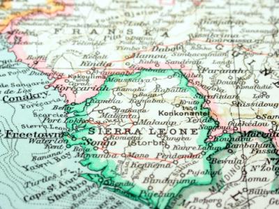 Sierra Leone map