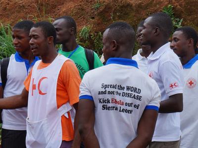 Ebola responders in Sierra Leone