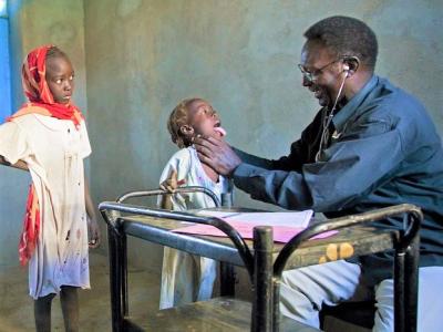 Medical checkup in Sudan