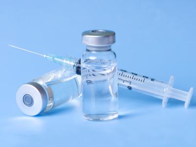 Syringe and vials