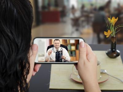Telemedicine via smart phone
