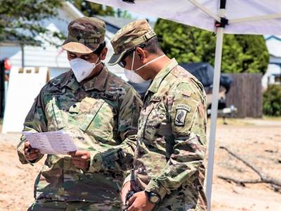 National Guard COVID response in Texas