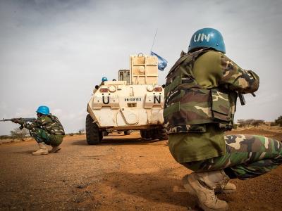 UN troop operation