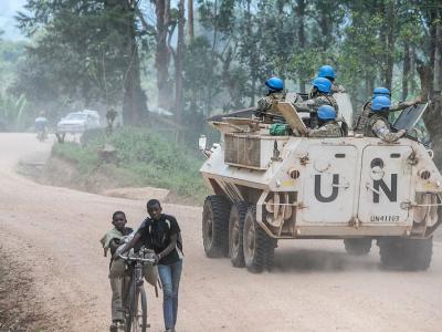 UN troop transport in DR Congo
