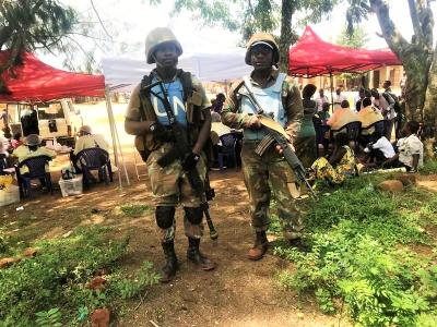 UN troops in North Kivu province