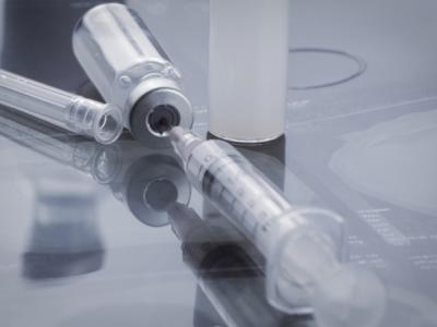 Vial and syringe